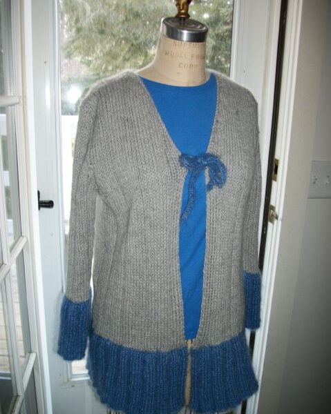 Alpaca and Mohair Cardigan