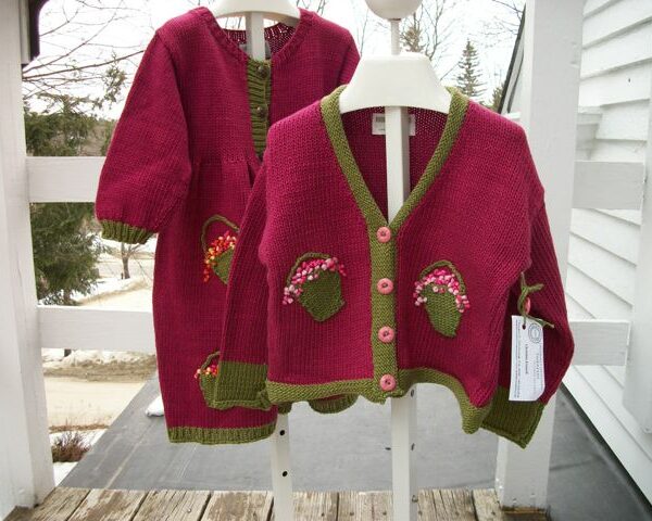 Child's Cotton v- Neck Cardigan