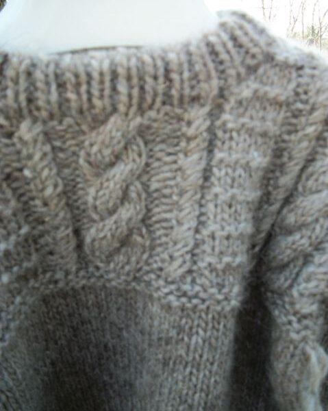 Icelandic Wool Cabled Pullover