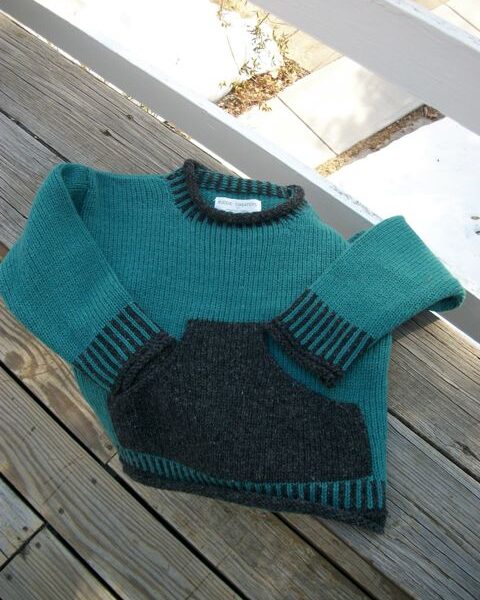 Custom Order Children's  Wool Roll Collar Crew Neck