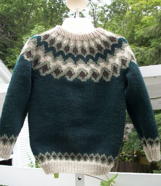 Child's Wool Yoke Pattern Pullover