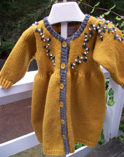 Toddler Girls Coat Floral Coat Dress